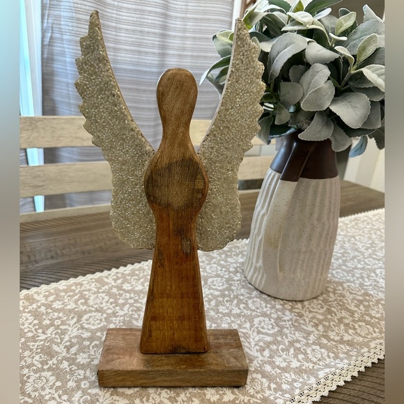Other - Rustic Wooden Elegant Angel Home Decor